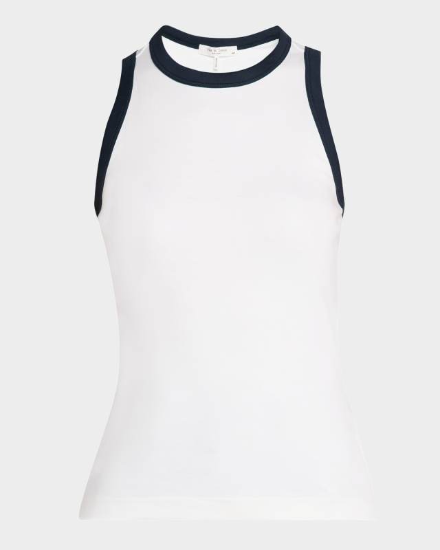 Mia Racerback Ringer Tank Top